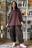 Sander Pull Tie Fine Knit Chocolate